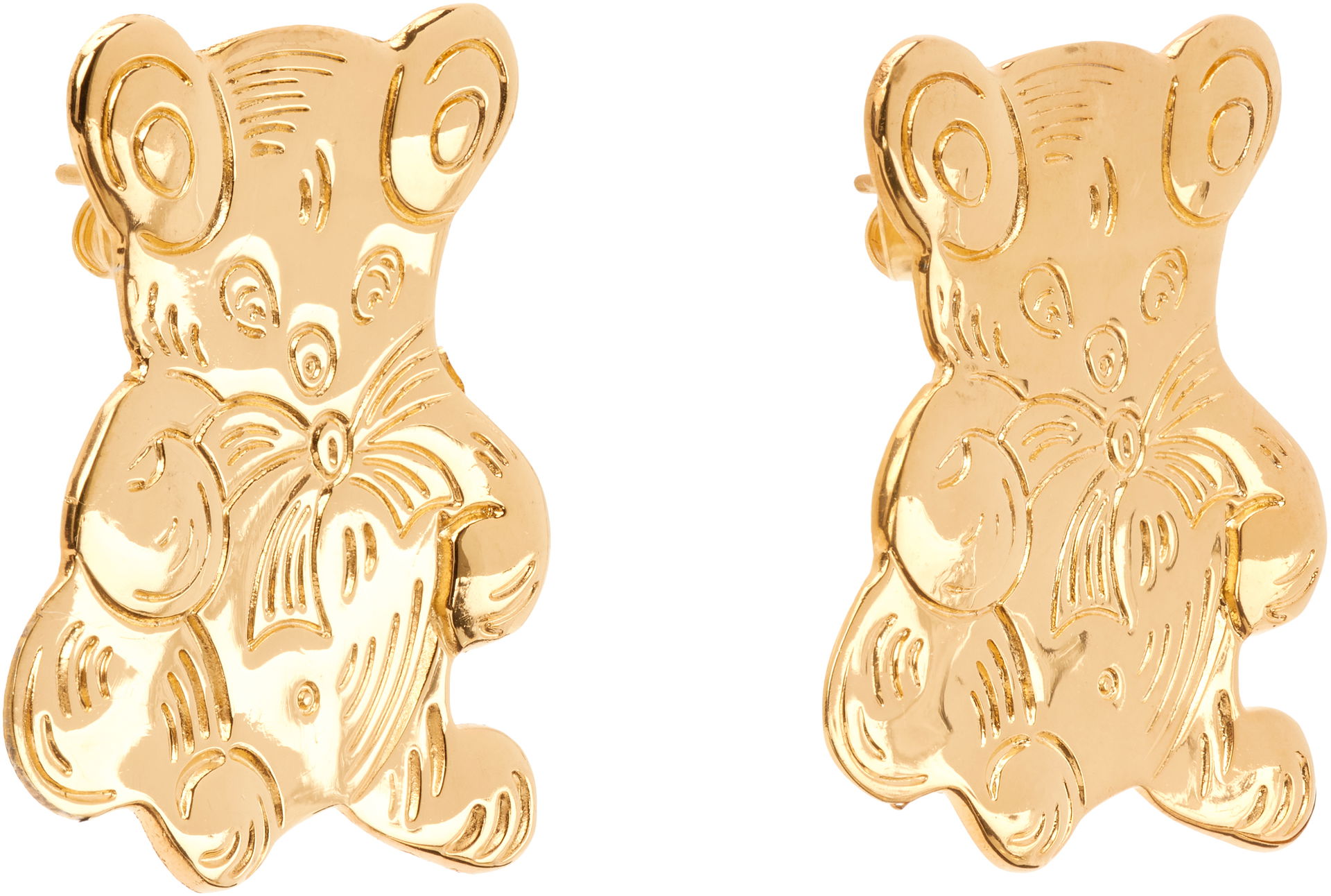 Teddy Bear Stud Earrings, 1
