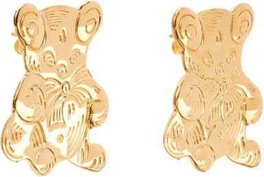 Teddy Bear Stud Earrings, 1