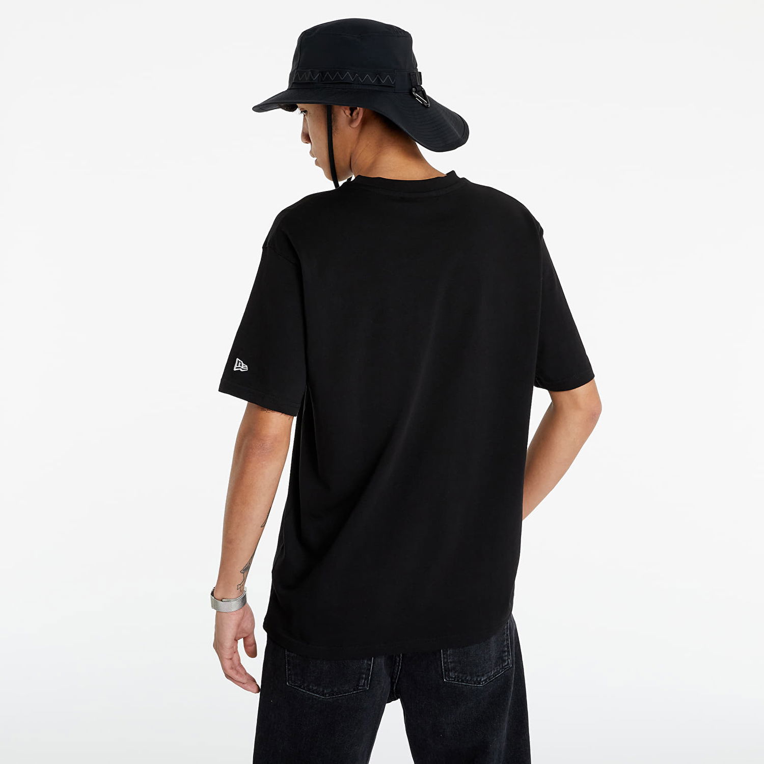 Тениска New Era NFL Box Logo Tee Las Vegas Raiders Черно | 12553287, 1