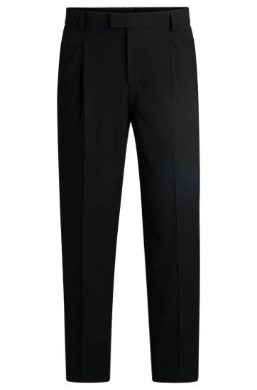 Slim-Fit Seersucker Trousers