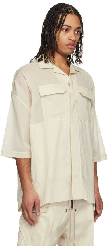 Риза Rick Owens Rick Owens Hollywood Magnum Tommy Shirt Бежово | RU01E5298 CV, 1