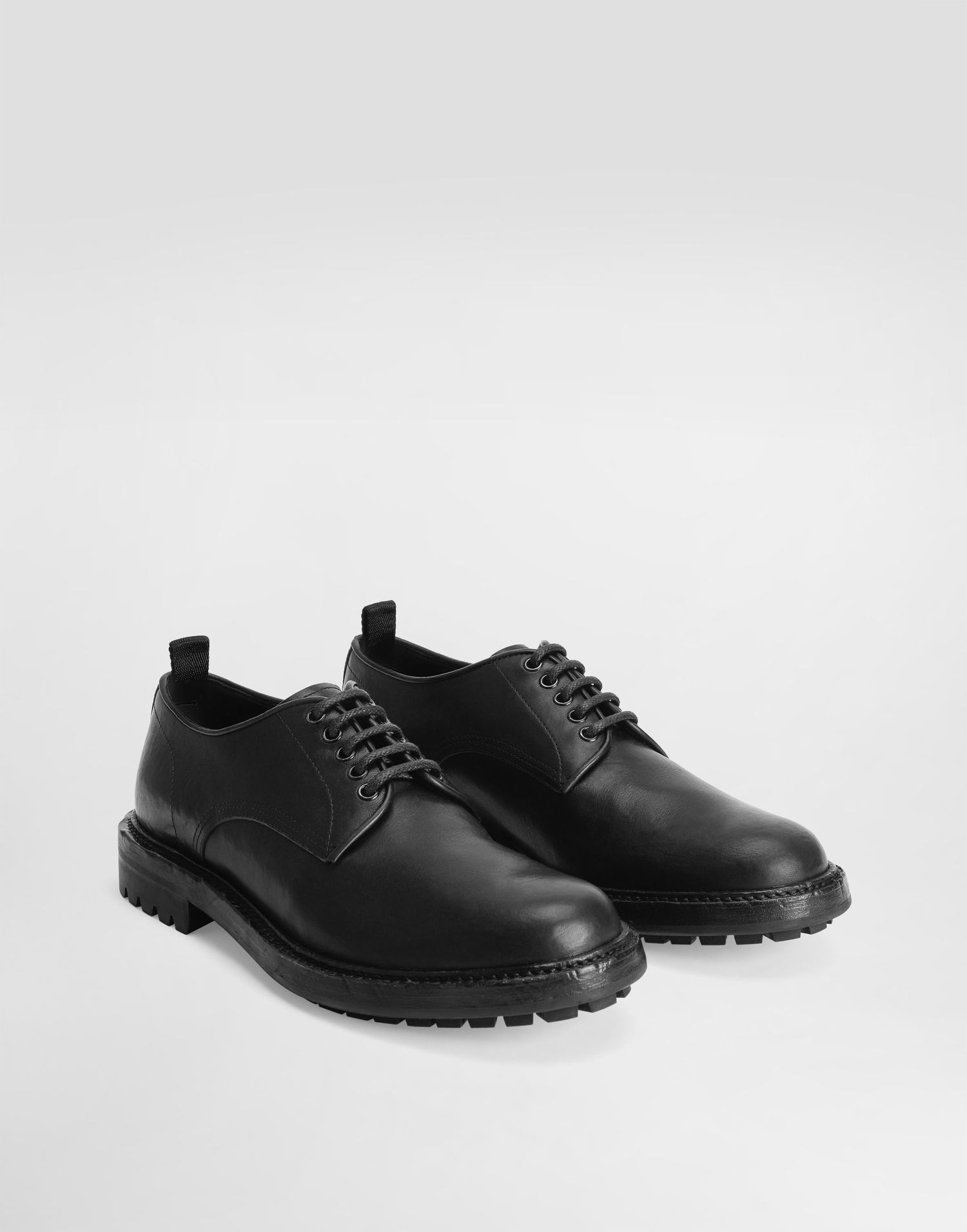 Аксесоари Dolce & Gabbana Dolce & Gabbana Calfskin Derby Shoes Черно | A10889AV32580999, 1
