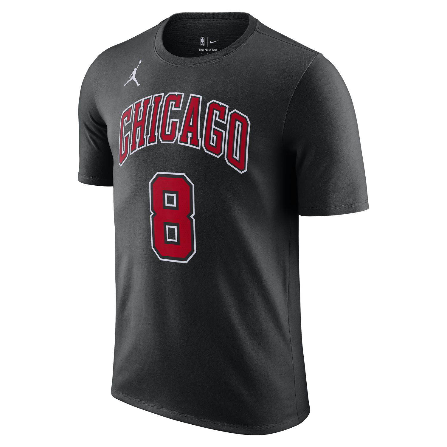 Тениска Jordan NBA Chicago Bulls Statement Edition Lavine Zach Tee Черно | DV5765-015, 0