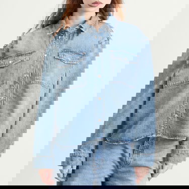 Риза Anine Bing Paxton Denim Shirt Синьо | A-07-11690-WHD9, 2