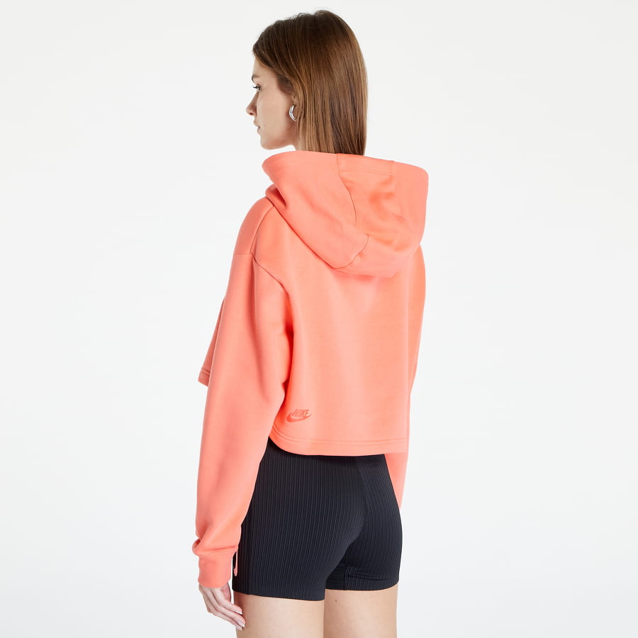 Суитчър Nike NSW Fleece Crop Hoodie Оранжево
 | DZ4604-814, 1