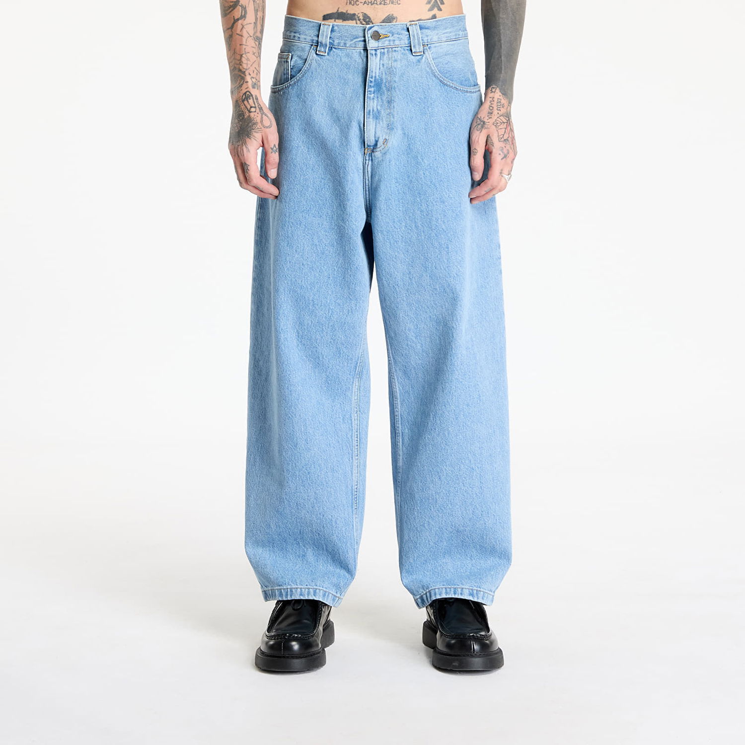 Дънки Carhartt WIP Brandon Pant Blue Stone Bleached Синьо | I031246.0112, 0