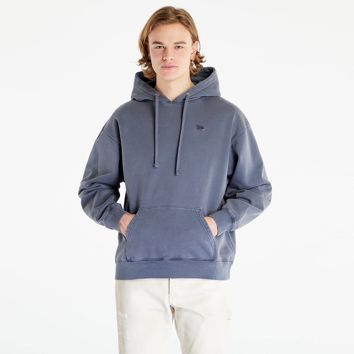 Суитчър Patta Basic Washed Boxy Hoodie Сиво | POC-BC-WSH-BHS-001, 1