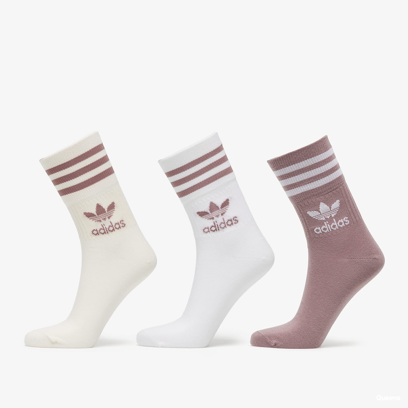 Чорапи adidas Originals Mid Cut Crew Socks Кафяво | HL9222, 0