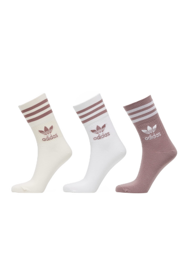 Чорапи adidas Originals Mid Cut Crew Socks Кафяво | HL9222