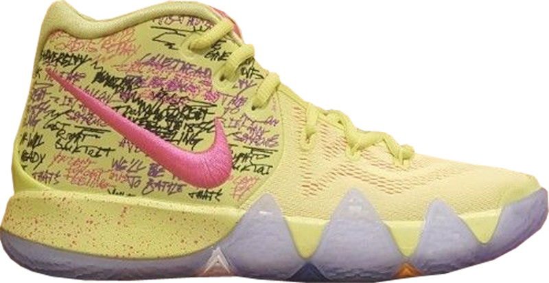 Кецове и обувки Nike Kyrie 4 Confetti Жълто | AA2897-900