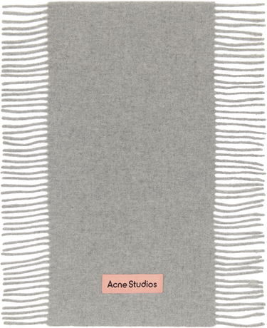 Шал Acne Studios Fringe Wool Scarf Сиво | CA0368-, 0