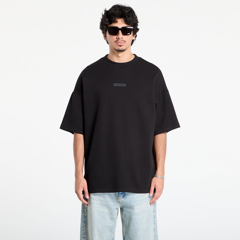 Тениска Fear of God Fear of God Essentials Pique 90's Short Sleeve T-Shirt Черно | 125SP254410F-861
