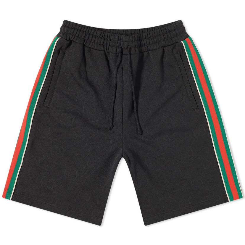 Къси панталони Gucci Gucci GG Jacquard Shorts Черно | 662272-XJDE9-1043