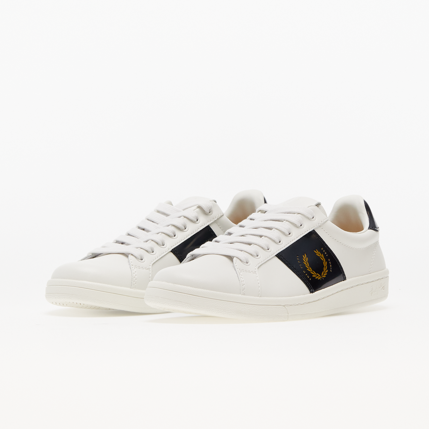 Кецове и обувки Fred Perry B722 Leather Бяло | B3311 254, 1