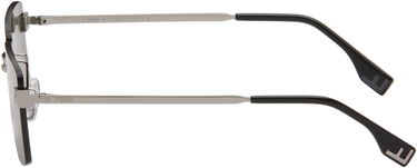 Слънчеви очила FENDI Rectangular Rimless Sky Eyewear with Monogram Temples Зелено | FE40165UM6014N 840126859997, 2