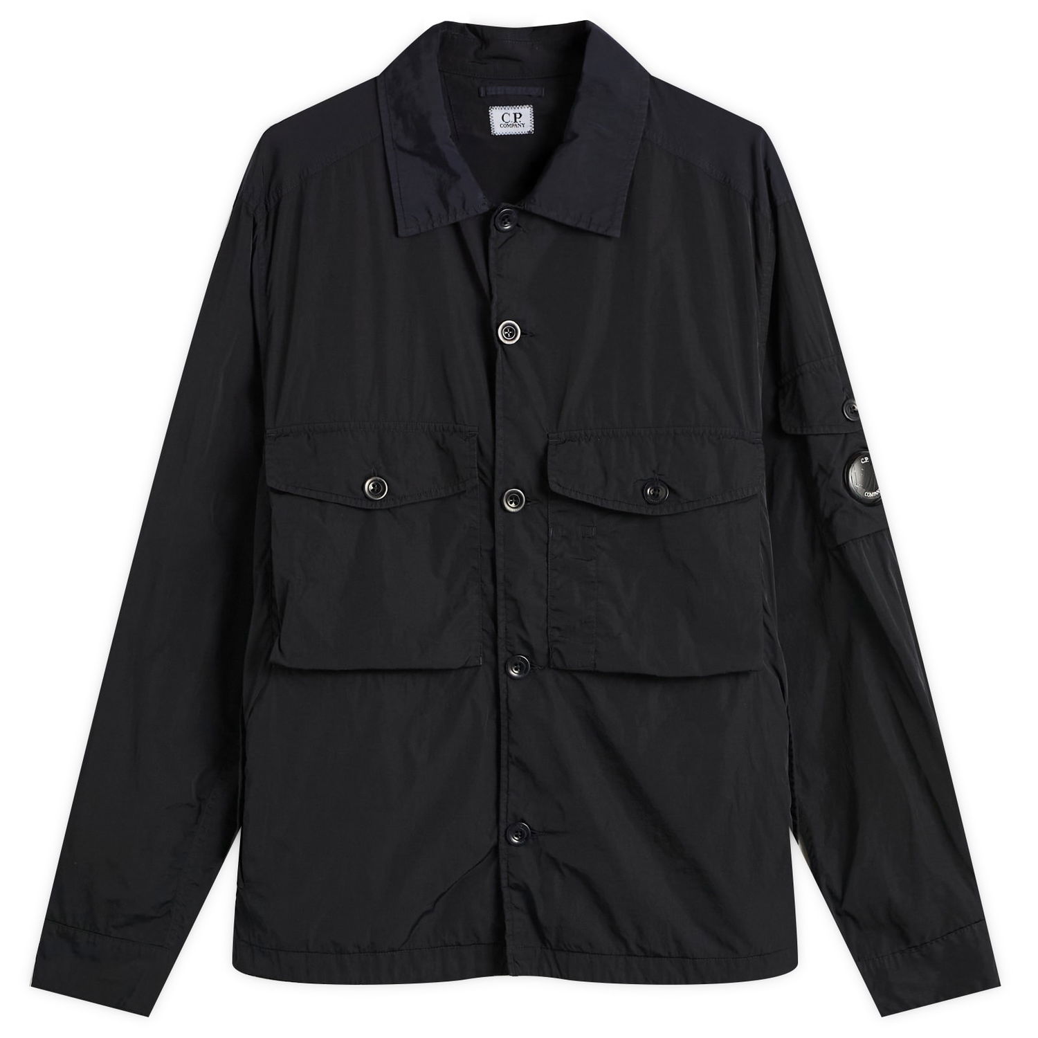 Риза C.P. Company C.P. Company Chrome-R Overshirt Черно | 19CMOS087A-005904G-888, 1