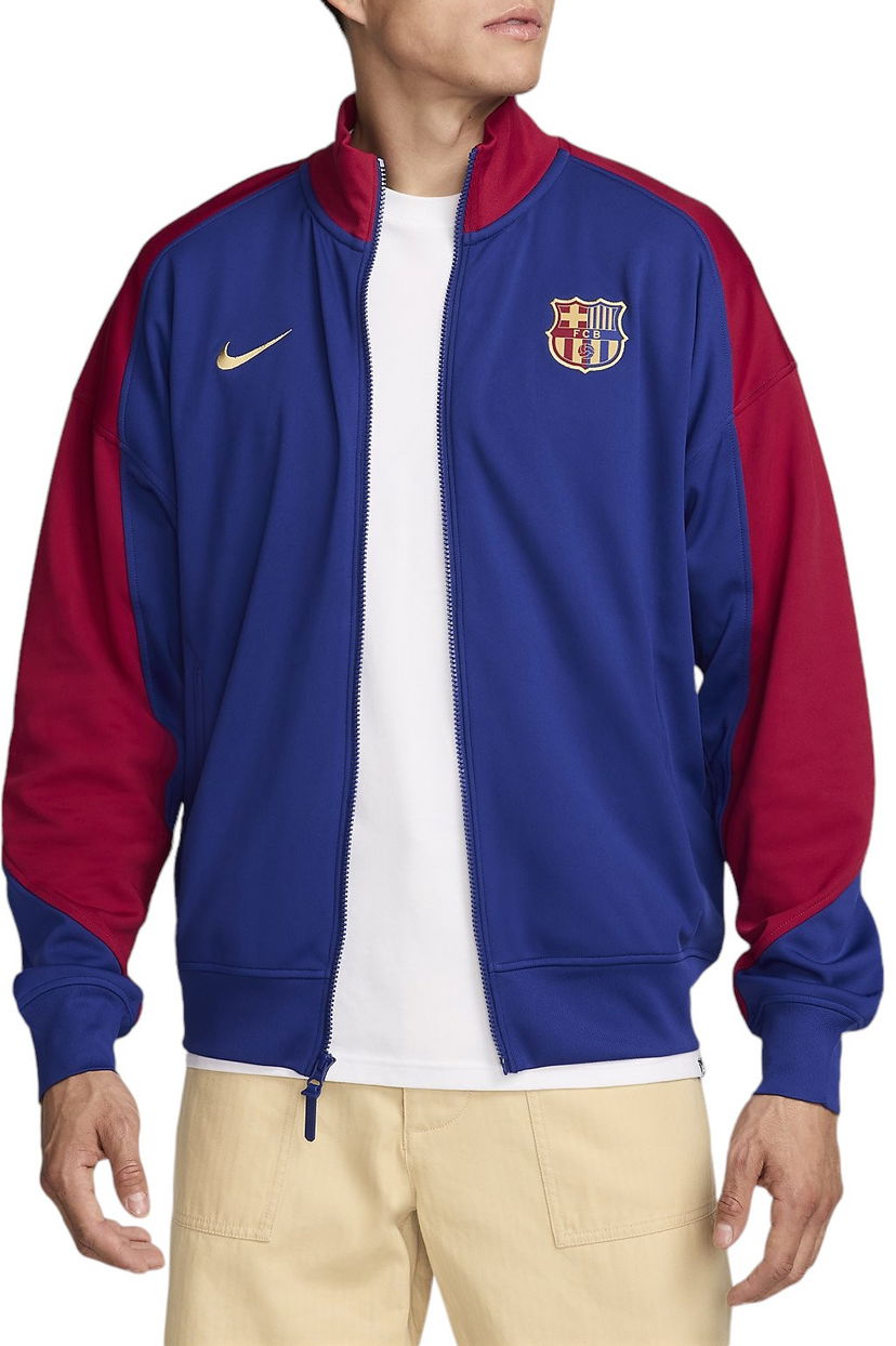 Яке Nike FC Barcelona Dri-Fit Anthem Jacket Синьо | fn9625-455