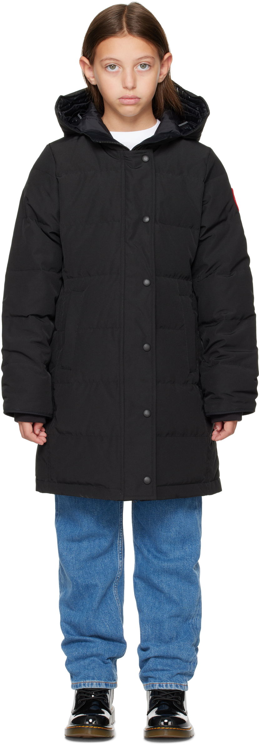 Пухо яке Canada Goose Kids' Juniper Down Coat Черно | 4559Y