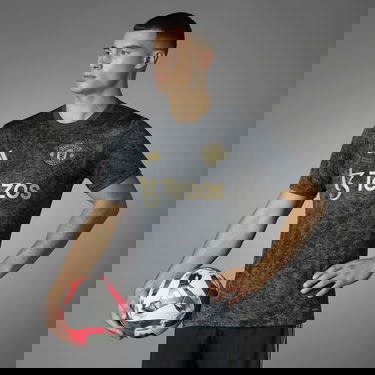Фланелка adidas Originals adidas MUFC SR PM JSY 2023/24 Сиво | iq1566, 5