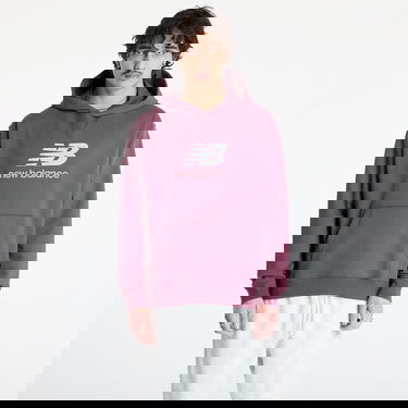 Суитчър New Balance Athletics French Terry Logo Hoodie XL Бургунди | MT51512FDP, 0