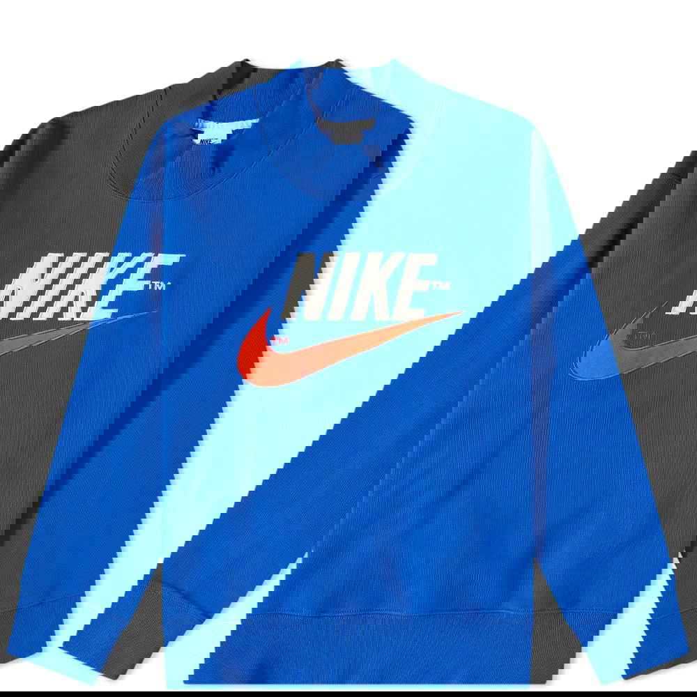 Суитчър Nike Retro Logo Mockneck Sweatshirt Синьо | DM5273-480, 0