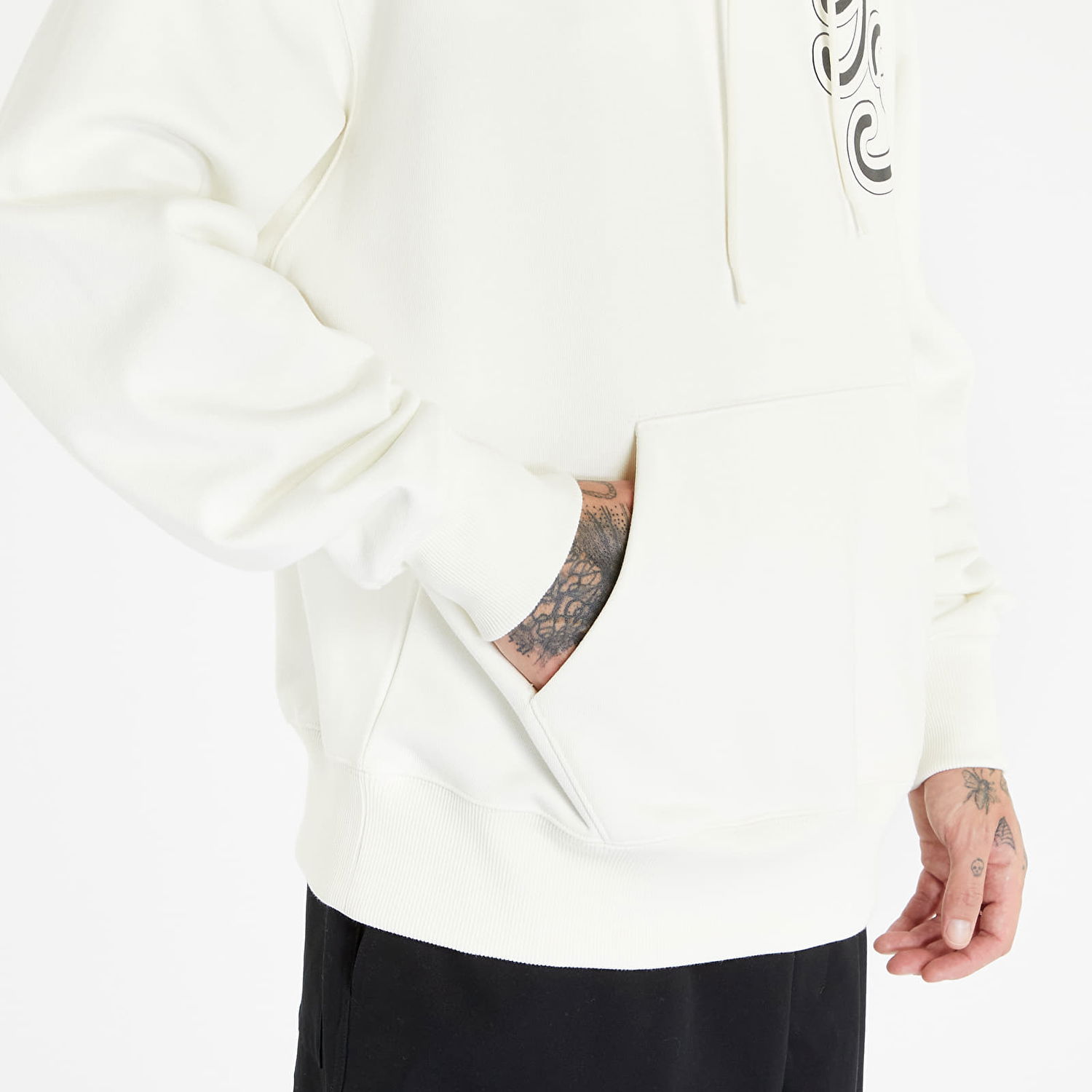 Суитчър Y-3 Graphic Logo Hoodie UNISEX Off White Бяло | IT7524, 1