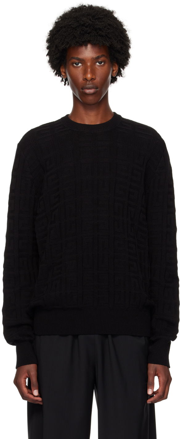 Пуловер Givenchy Black 4G Sweater Черно | BM90RX4YJJ001, 0