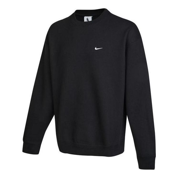 Пуловер Nike Crewneck Solo Swoosh Sweatshirt Черно | DX1362-010, 0