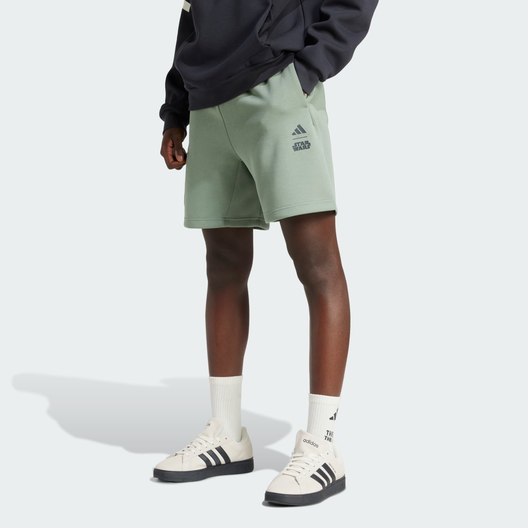 Къси панталони adidas Performance Star Wars The Mandalorian Shorts Зелено | JI5722, 0
