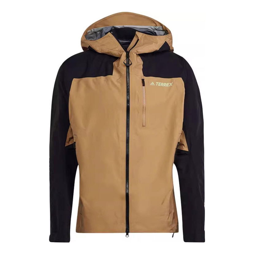 Ветровка adidas Performance Terrex Techrock PRO Rain Jacket Кафяво | HA5517