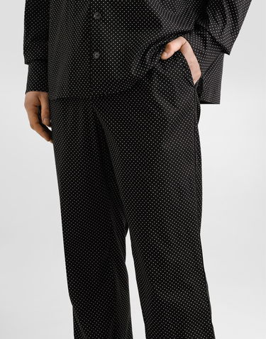 Панталони Dolce & Gabbana Dolce & Gabbana Micro-designed Joggers Черно | GVRMATFMRBNS8030, 3