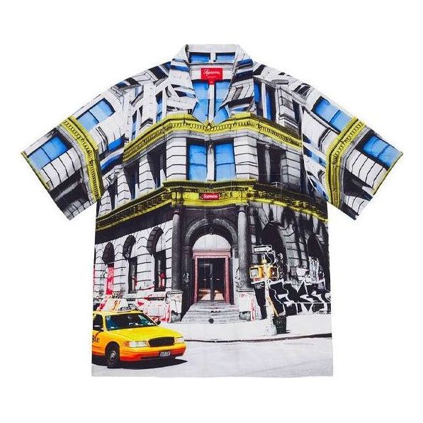 Риза Supreme 190 Bowery Rayon Short Sleeve Shirt Многоцветен | SUP-SS21-825