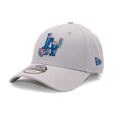 Шапка с козирка New Era 9FORTY MLB Flower Icon Los Angeles Dodgers Grey One Size Сиво | 60435114