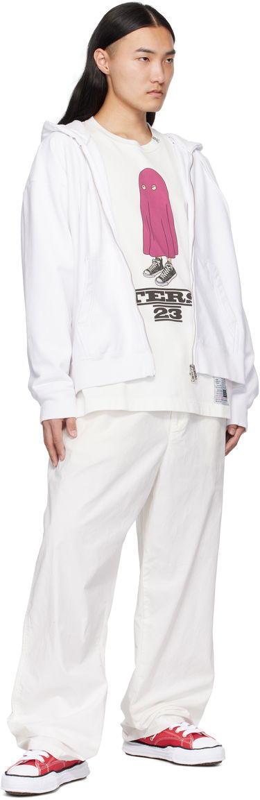 Суитчър Maison MIHARA YASUHIRO Zip Parka Hoodie Бяло | I13PK521, 3