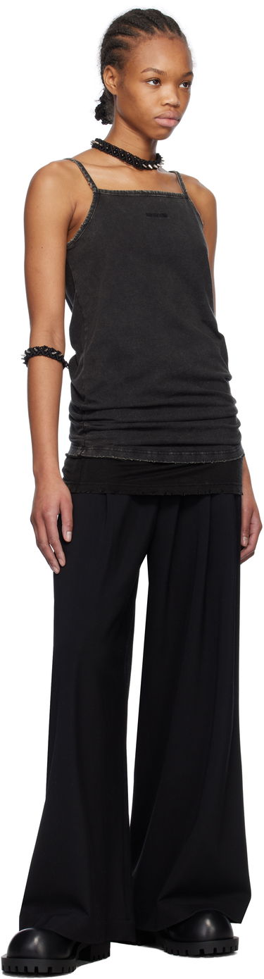 Потник We11done We11done Layered Sleeveless Tank Top Черно | WD-TT0-25-703-W-BK, 3