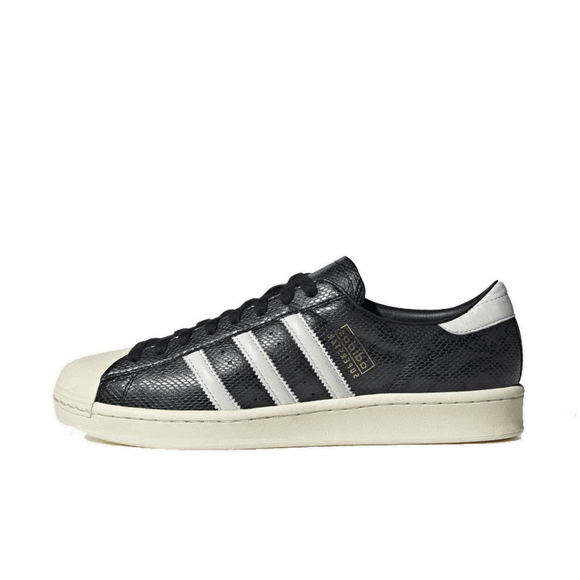 Кецове и обувки adidas Originals Superstar Vintage 'Black Snakeskin' - Made in Germany Черно | JR1642
