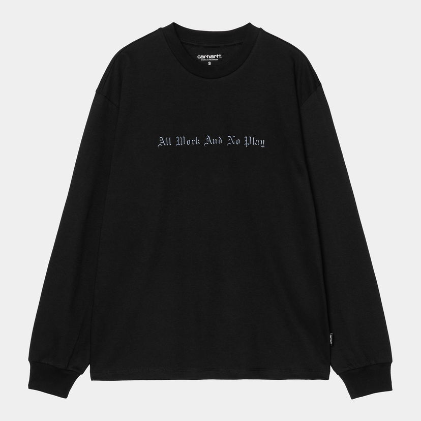 Тениска Carhartt WIP Long Sleeve No Play T-Shirt Черно | I035494_12