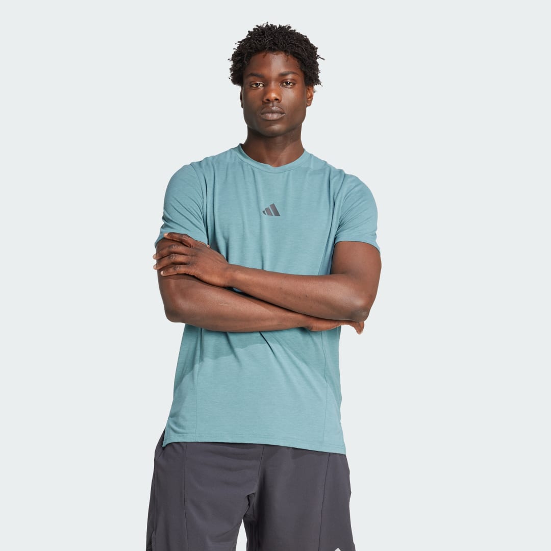 Тениска adidas Performance Designed for Training Workout T-Shirt Тюркоазено | JX3285, 0