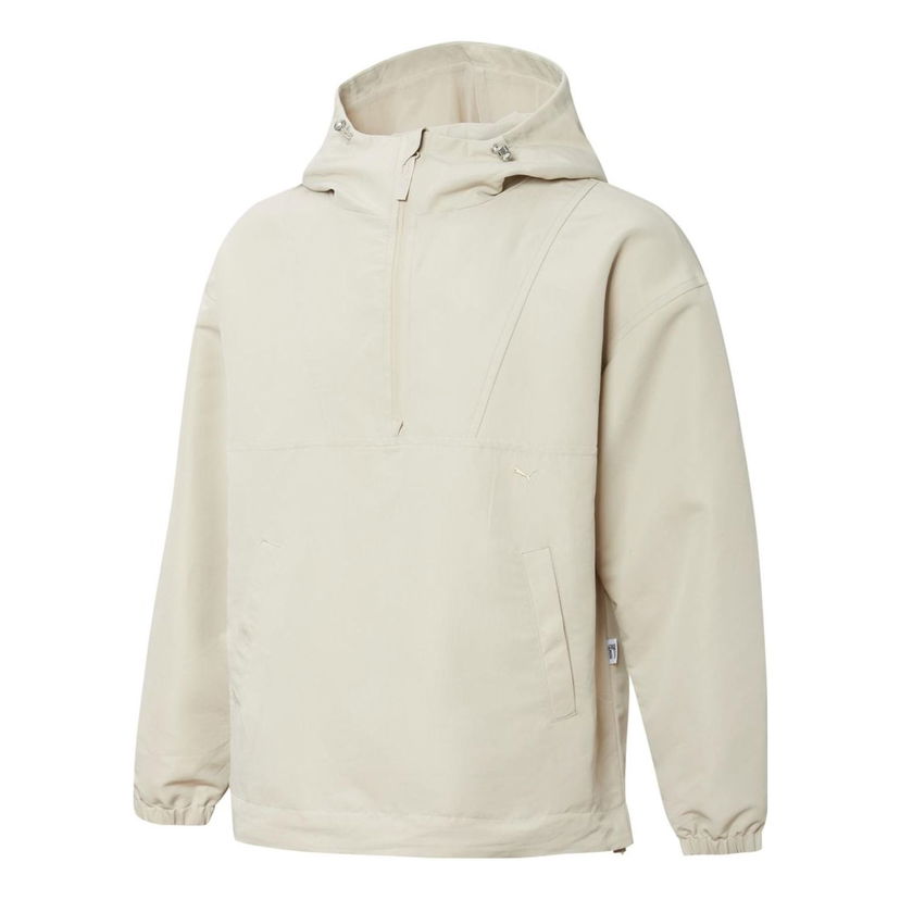 Ветровка Puma MMQ Half Zip Hoodie Бежово | 534674-64