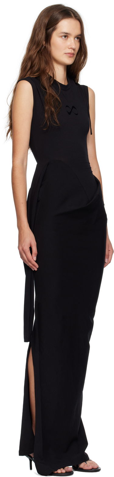 Pокля Ottolinger Ottolinger Sleevy Maxi Dress Черно | 115-502315-01, 1