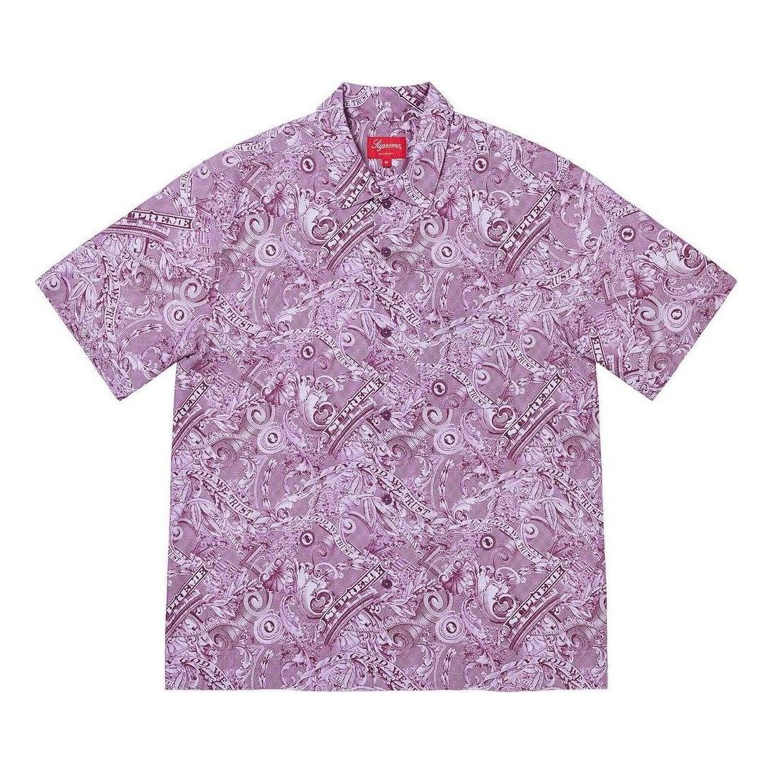 Риза Supreme Dollar Short Sleeve Shirt Лилаво | SUP-SS23-275, 0
