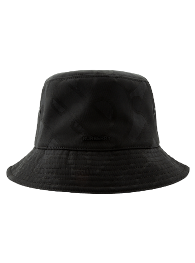 Шапка Burberry Monogram Printed Bucket Hat Черно | 8048768