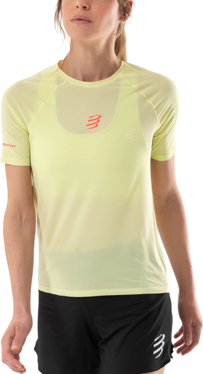 Тениска Compressport Trail Running Short Sleeve T-Shirt Жълто | atsw3646-atsw3646040, 0