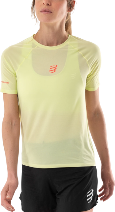 Тениска Compressport Trail Running Short Sleeve T-Shirt Жълто | atsw3646-atsw3646040, 0