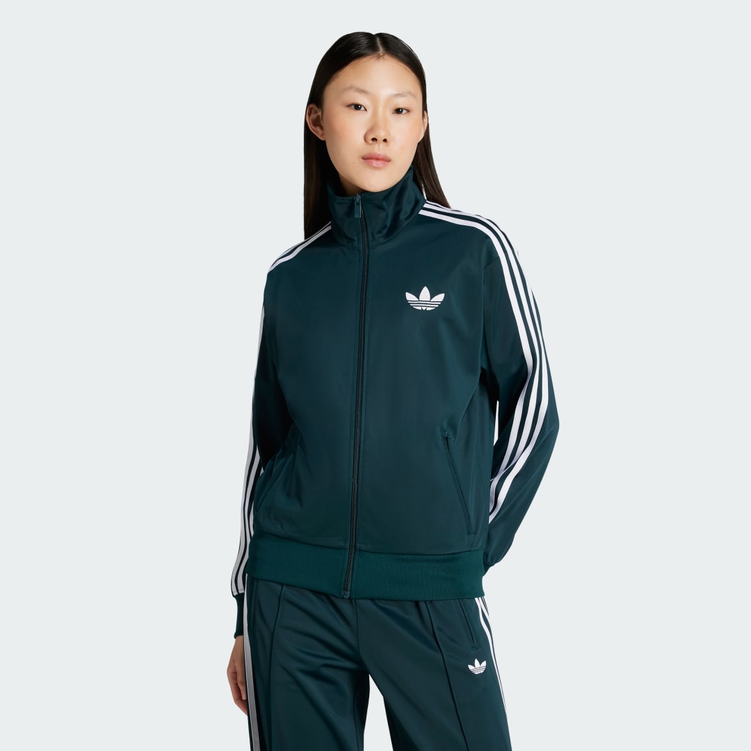 Яке adidas Performance Adicolor Classic Firebird Loose Track Jacket Зелено | KD2525, 0