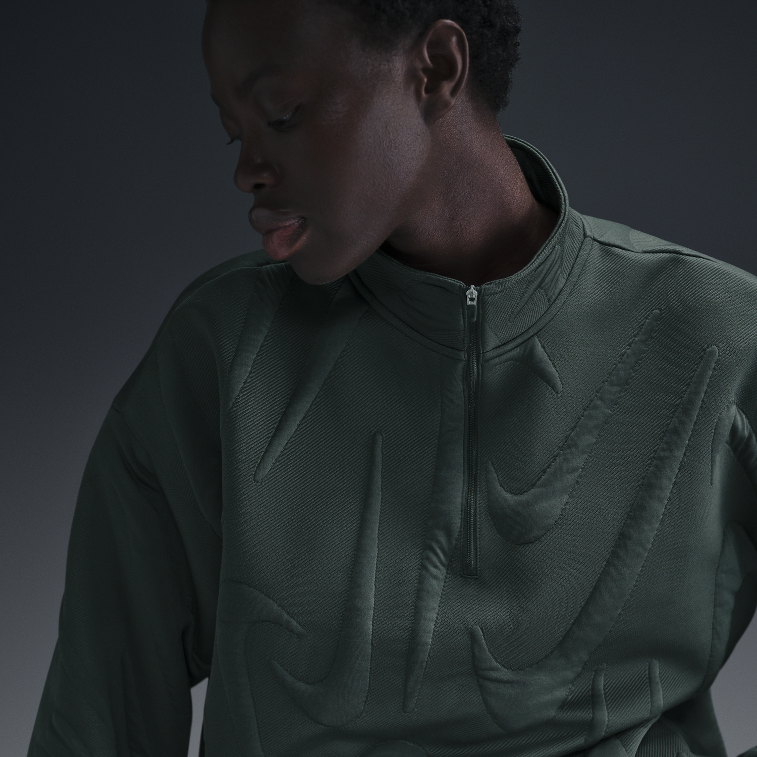 Суитчър Nike Relaxed Fit Sweatshirt Зелено | FV7806-338, 0