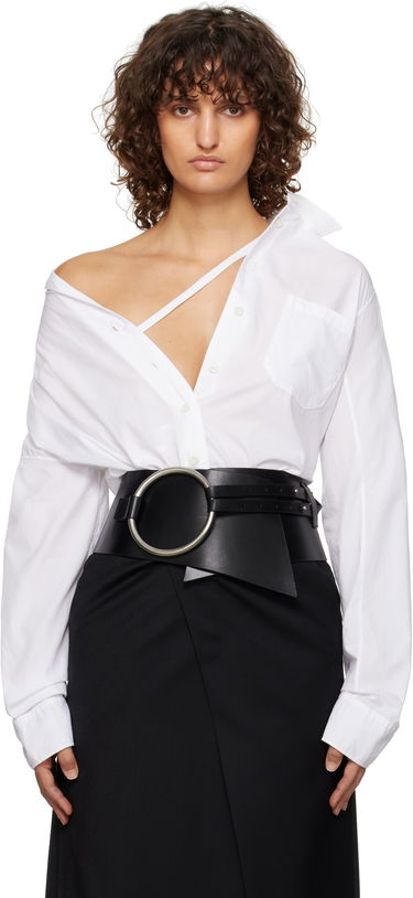 Риза Ann Demeulemeester Ann Demeulemeester Aida Metal Ring Belt Бяло | 2402-U-BE20-LT128-099, 0