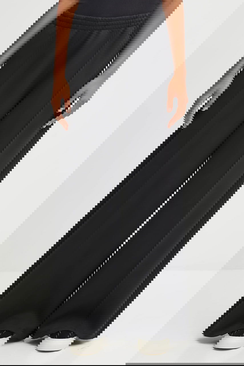 Спортни панталони adidas Originals adidas Originals Spacer 3S Tp Wide Leg Pants Черно | JV7500, 0