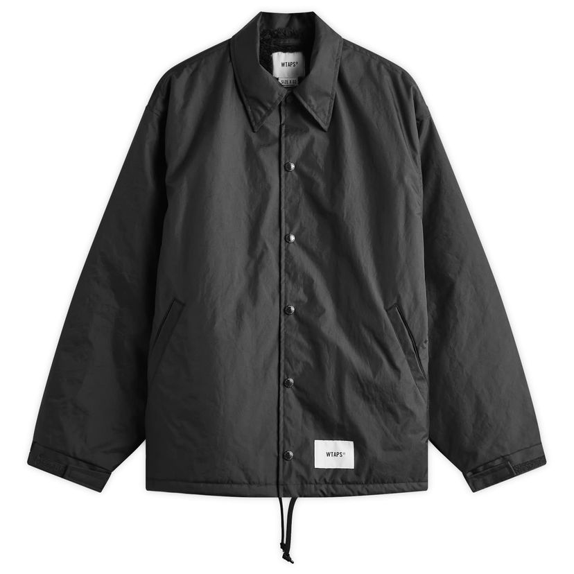 Ветровка WTAPS Boa Lined Coach Jacket Черно | 242TQDT-JKM01-BLK