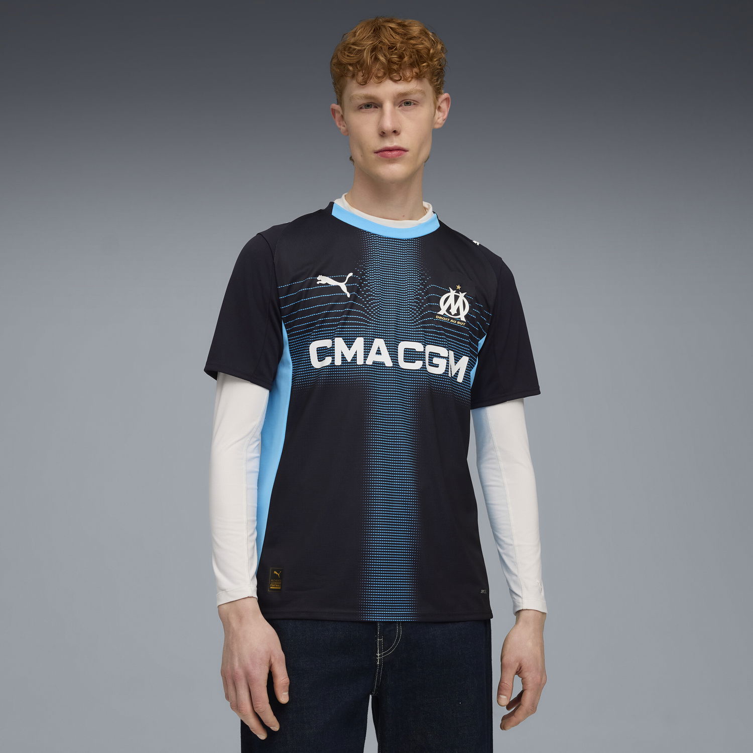 Фланелка Puma Olympique de Marseille 25/26 Away Jersey Тъмно синьо | 779844_02, 1
